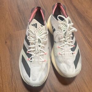 Adidas Adios Pro 3 Crystal White/Night Metallic/Linen Green Running Shoes